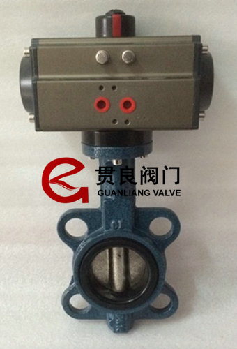 氣動(dòng)對夾軟密封蝶閥